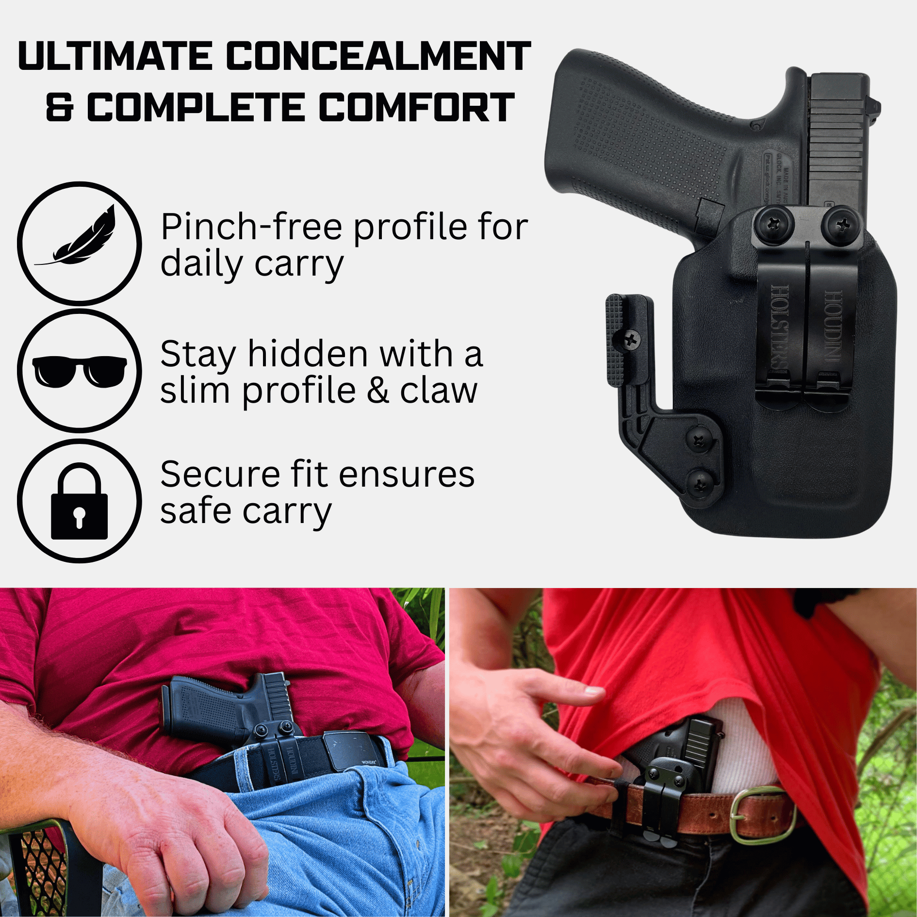 Breakout 2.0 IWB Holster For Rapid Draw Speed!