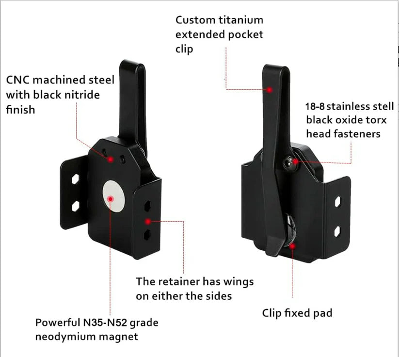 Tactical Belt + Magnetic Clip Bundle